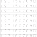 6 Best Free Printable Tracing Numbers 1 100   Printablee