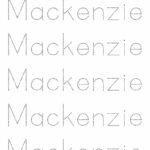 6 Best Preschool Name Tracing Printable   Printablee With Regard To Name For Tracing Paper