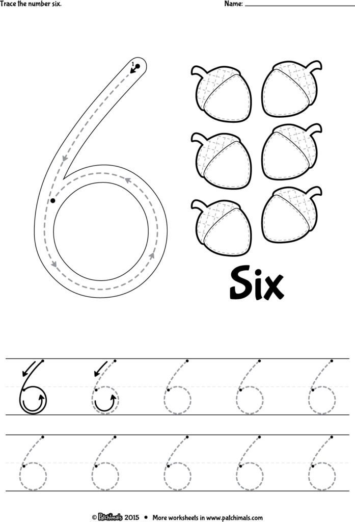 6 Number Worksheet | Printable Worksheets And Activities For