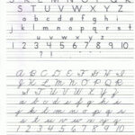 7 Best Zaner Bloser Handwriting Chart Printable   Printablee