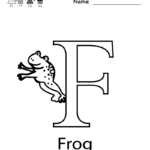 8 Best Free Printable Alphabet Worksheets Letter F Throughout Letter F Worksheets Free Printable