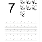 8 Number 7 Worksheet Trace Number Tracing Worksheet 7 In Intended For Letter 7 Worksheets