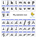 A Z Alphabet Mat (Letters Only)   Pop Over To Our Site At Intended For Alphabet Worksheets Twinkl