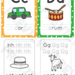 Aa To Zz Alphabet Flashcards With Color Background And Throughout Alphabet Tracing Flashcards