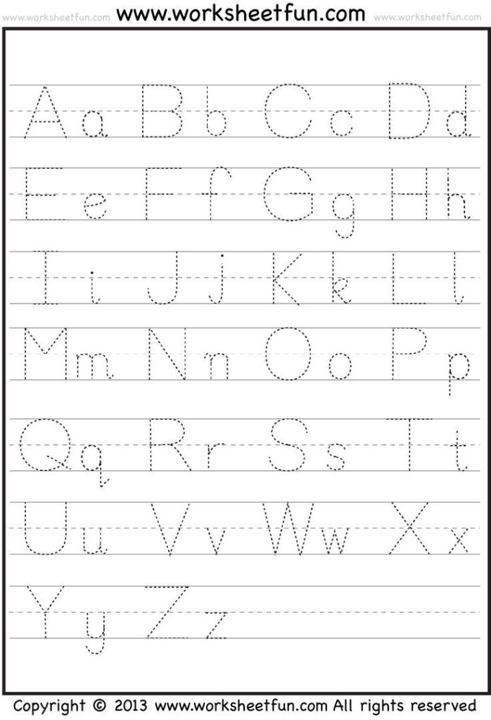 Abc & 123 Tracking Pages For Letters & Numbers | Letter Regarding Abc 123 Tracing Pages