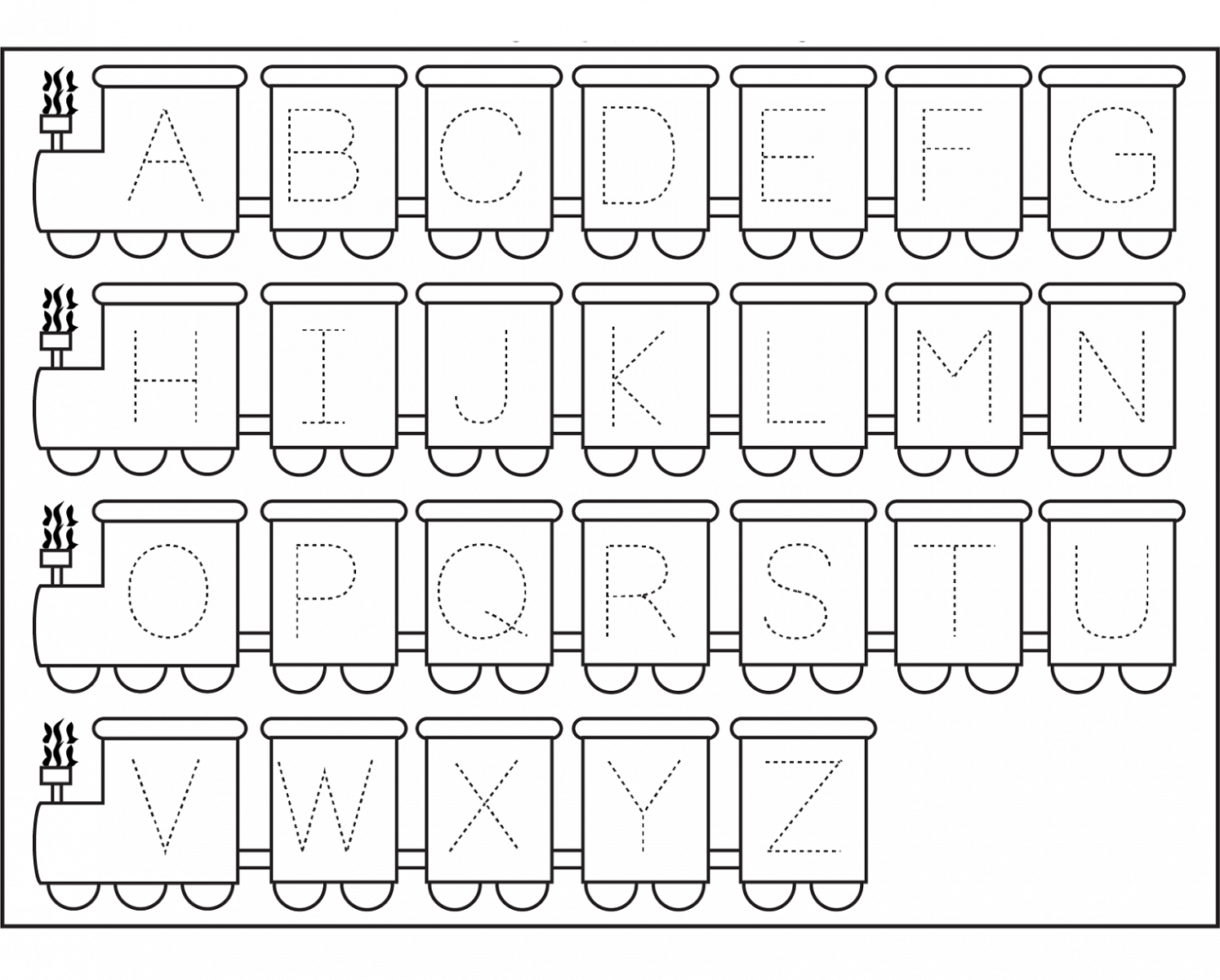 Abc Tracing Sheets - Kids Learning Activity | Tracing