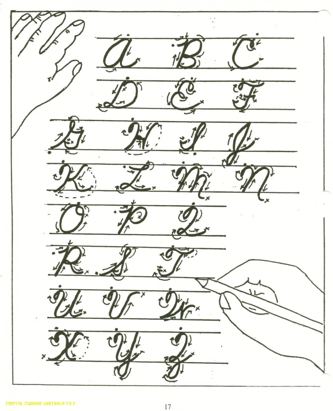 Alphabet In Cursive Handwriting – Doctorbedancing