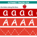Alphabet Letters Tracing Mats Standard Print Throughout Letter Tracing Mats