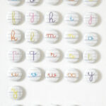 Alphabet Magnetic Box Cursive Letters Multicolor