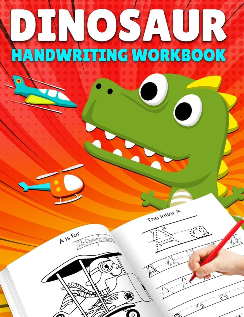 Alphabet Tracing: Letter Tracing: Dinosaur Handwriting Throughout Alphabet Tracing Book Walmart