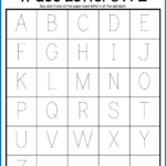 Alphabet Tracing Pages   Uppercase And Lowercase Letters