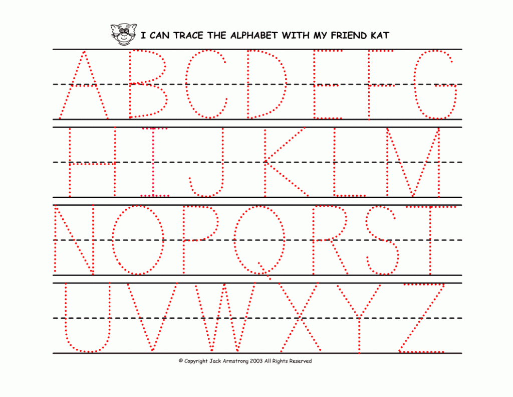 Alphabet Tracing Sheet | Alphabet Practice Sheets, Alphabet