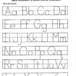 Alphabet Tracing Worksheet Free Printable | Alphabet In Alphabet Worksheets For 6 Year Olds