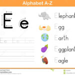 Alphabet Tracing Worksheet Stock Vector   Image: 44028430