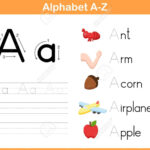 Alphabet Tracing Worksheet: Writing A Z Regarding Alphabet Writing Worksheets A Z