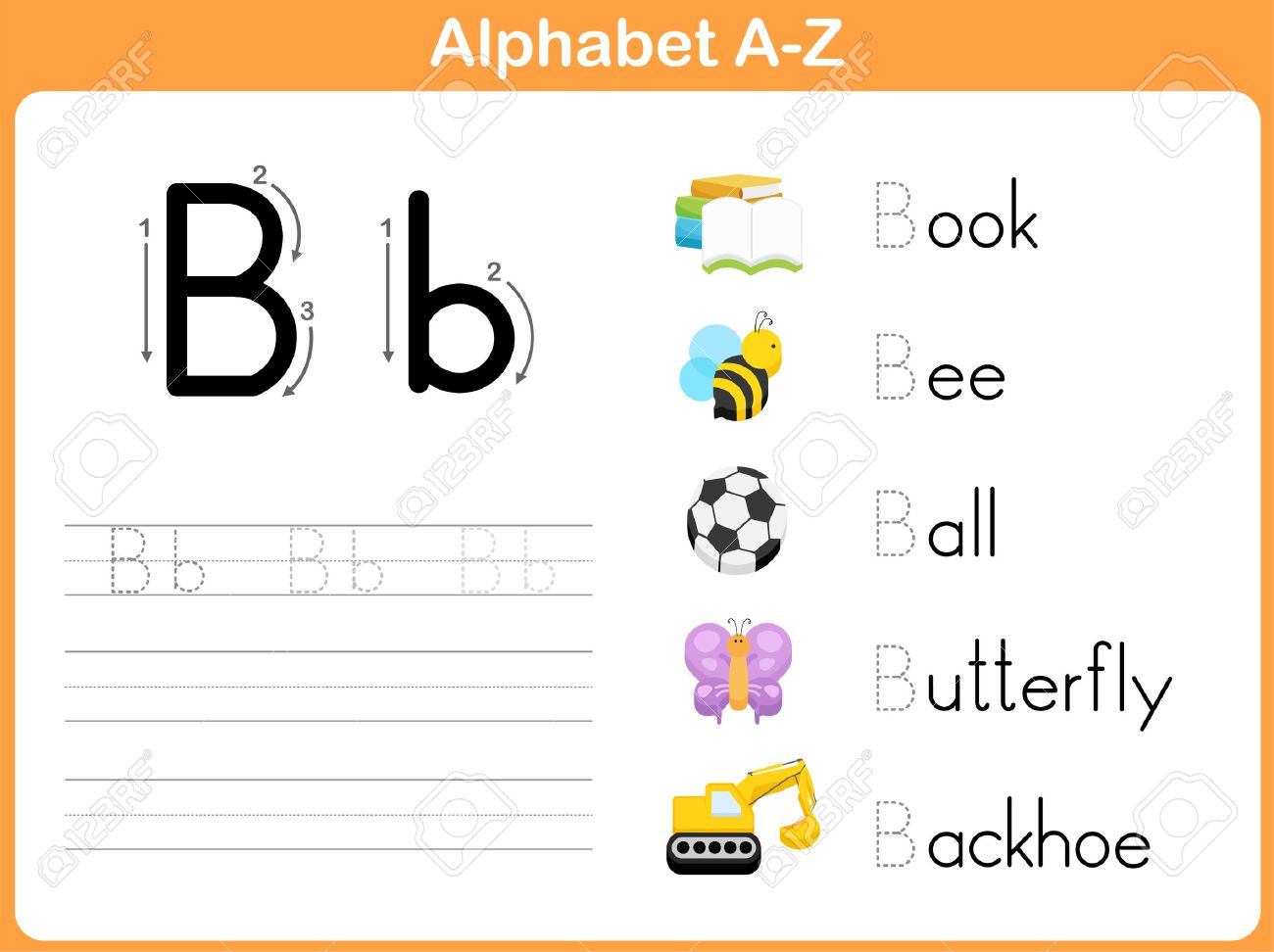 Alphabets Tracing Worksheets A To Z
