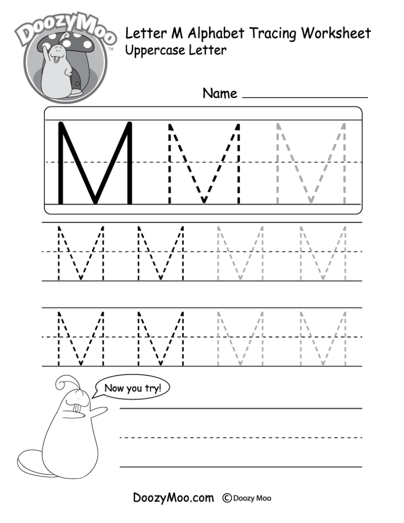 Alphabet Tracing Worksheets Art Gallery Printable Name Free