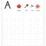 Alphabet Tracing Worksheets, Printable English Capital For Alphabet Tracing Download