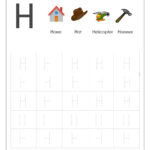 Alphabet Tracing Worksheets, Printable English Capital With Alphabet Tracing Letter H