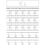 Alphabet Tracingksheets Staggering Image Inspirations Art With Letter K Tracing Sheet