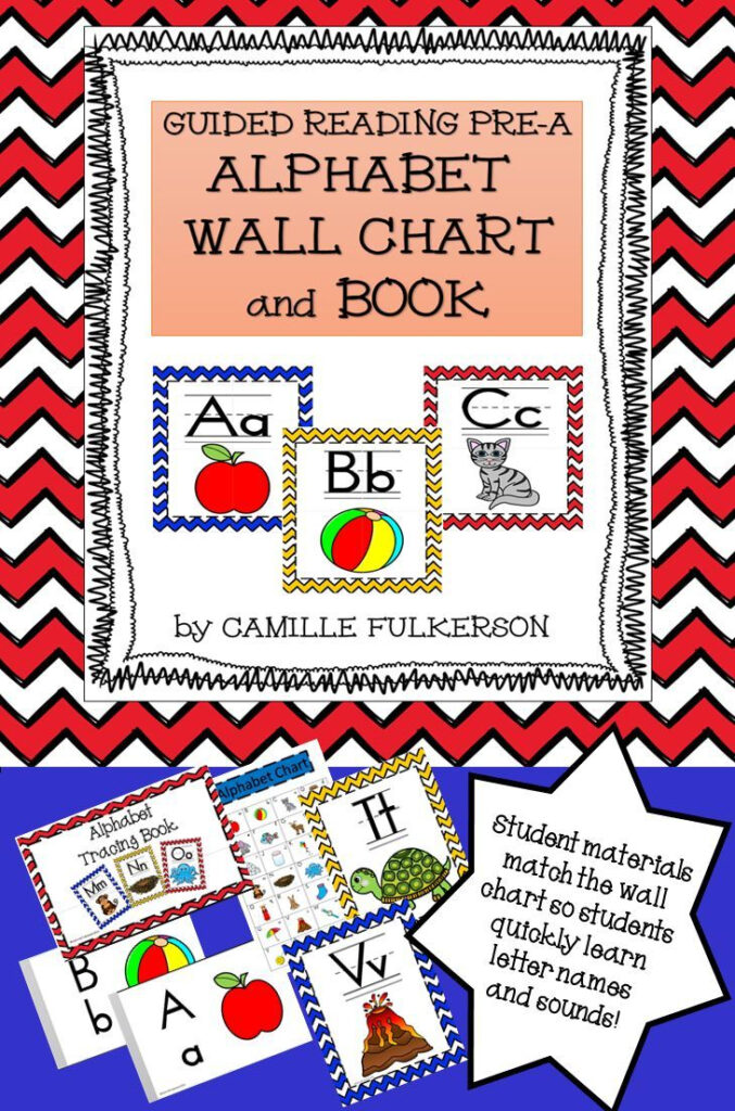 Alphabet Wall Chart And Tracing Book For Guided Reading Pertaining To Alphabet Tracing Book Jan Richardson