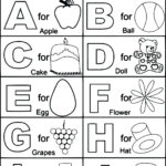 Alphabet Worksheets For Kindergarten Pdf All Of Printable For Alphabet Worksheets For Preschool Pdf