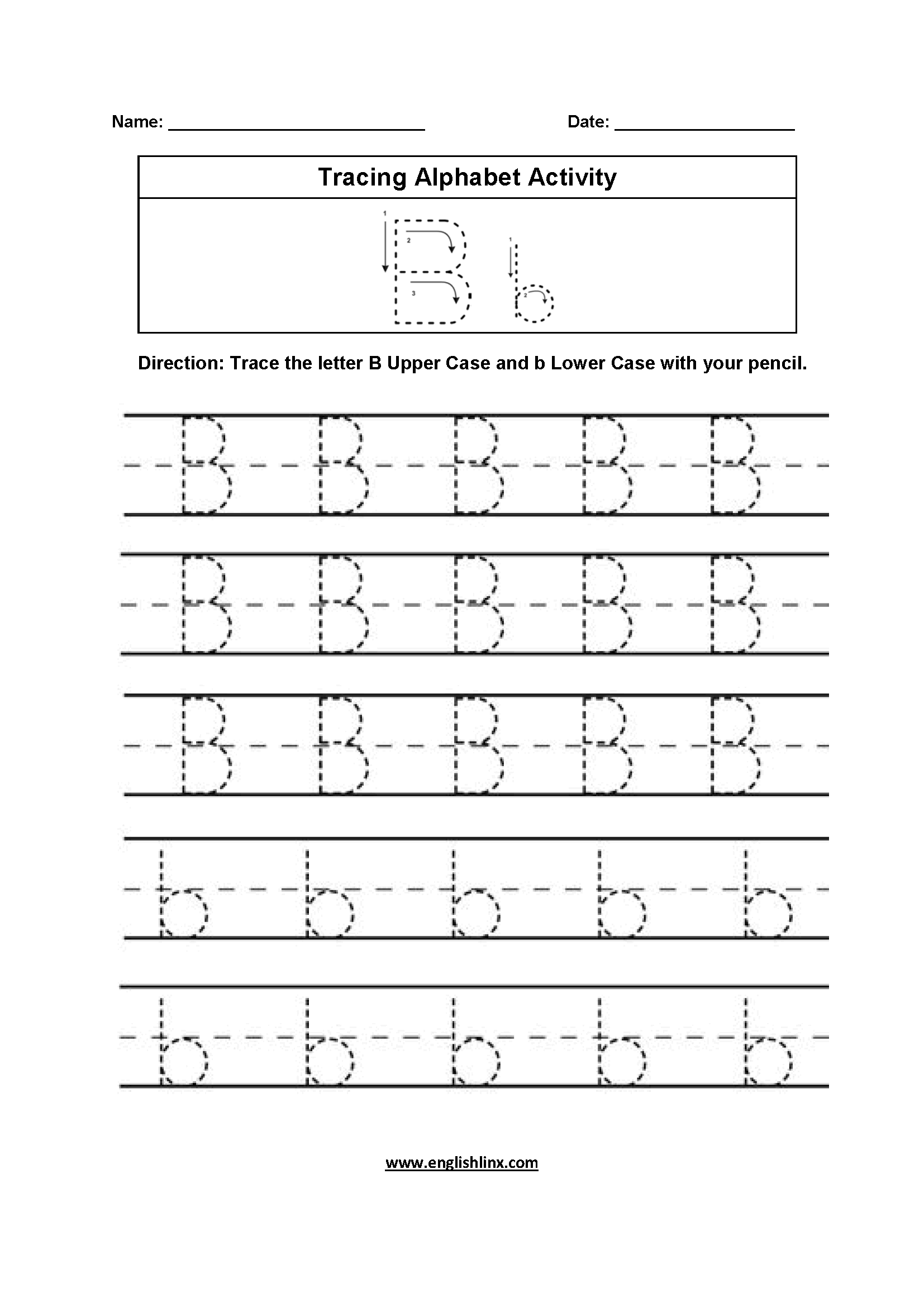 Alphabet Worksheets | Tracing Alphabet Worksheets