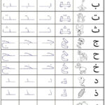 Arabic Alphabet Tracing Worksheets Kidz Activities