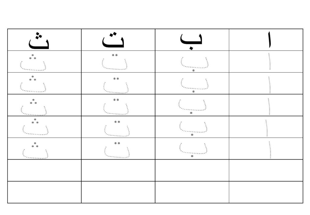 Arabic Handwriting Sheets | Scribd | Arabic Handwriting