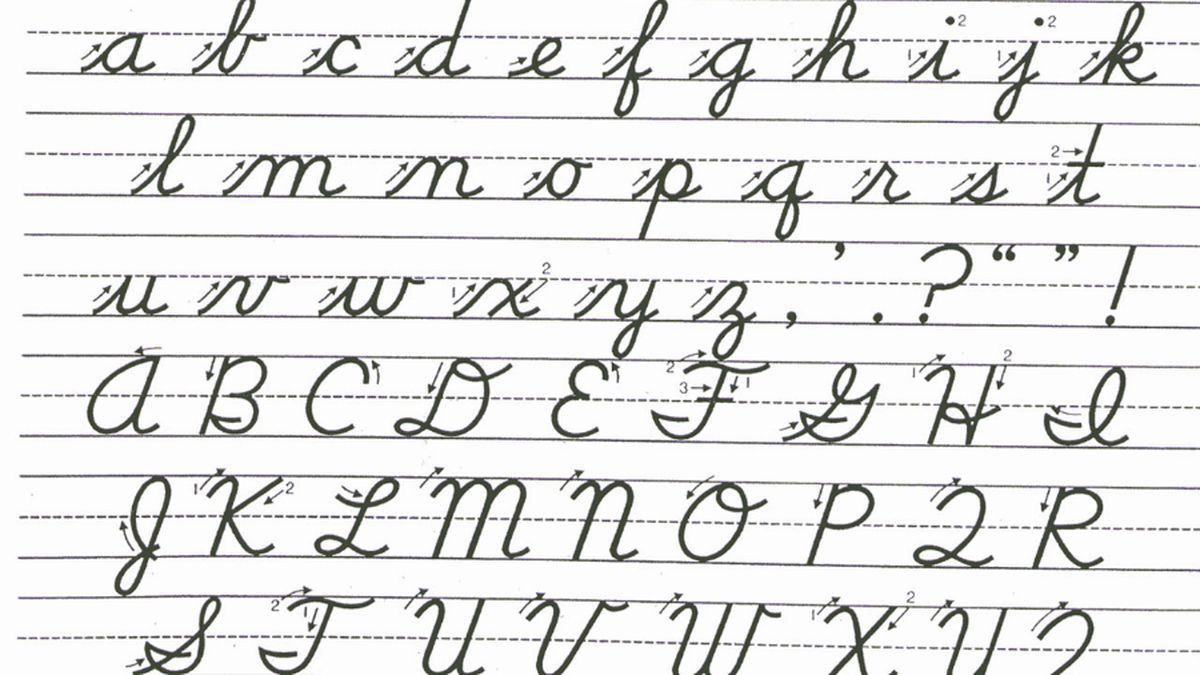 Arizona Becomes First State To Require Cursive Writing In