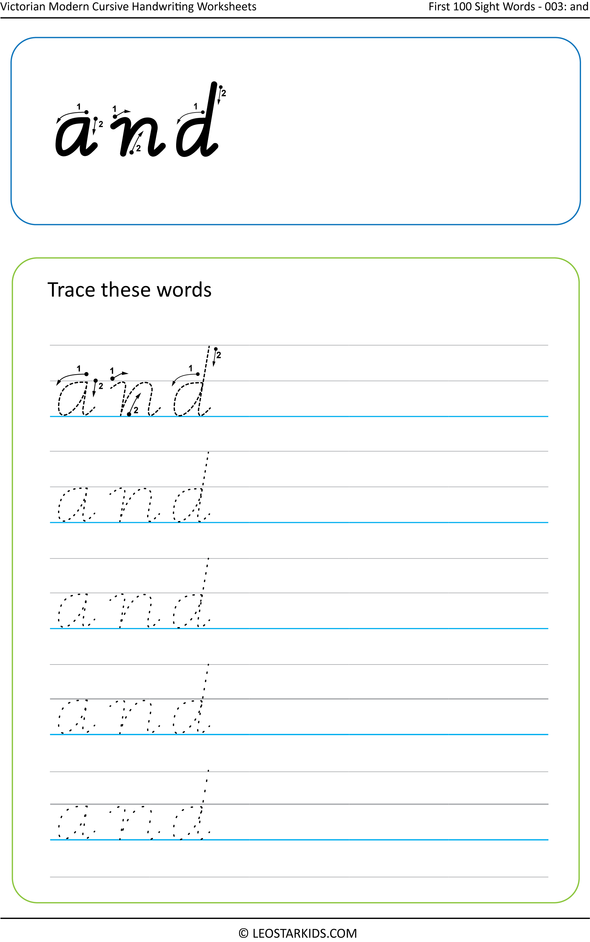 Australian Handwriting Worksheets – Victorian Modern Cursive inside Name Tracing Victorian Cursive