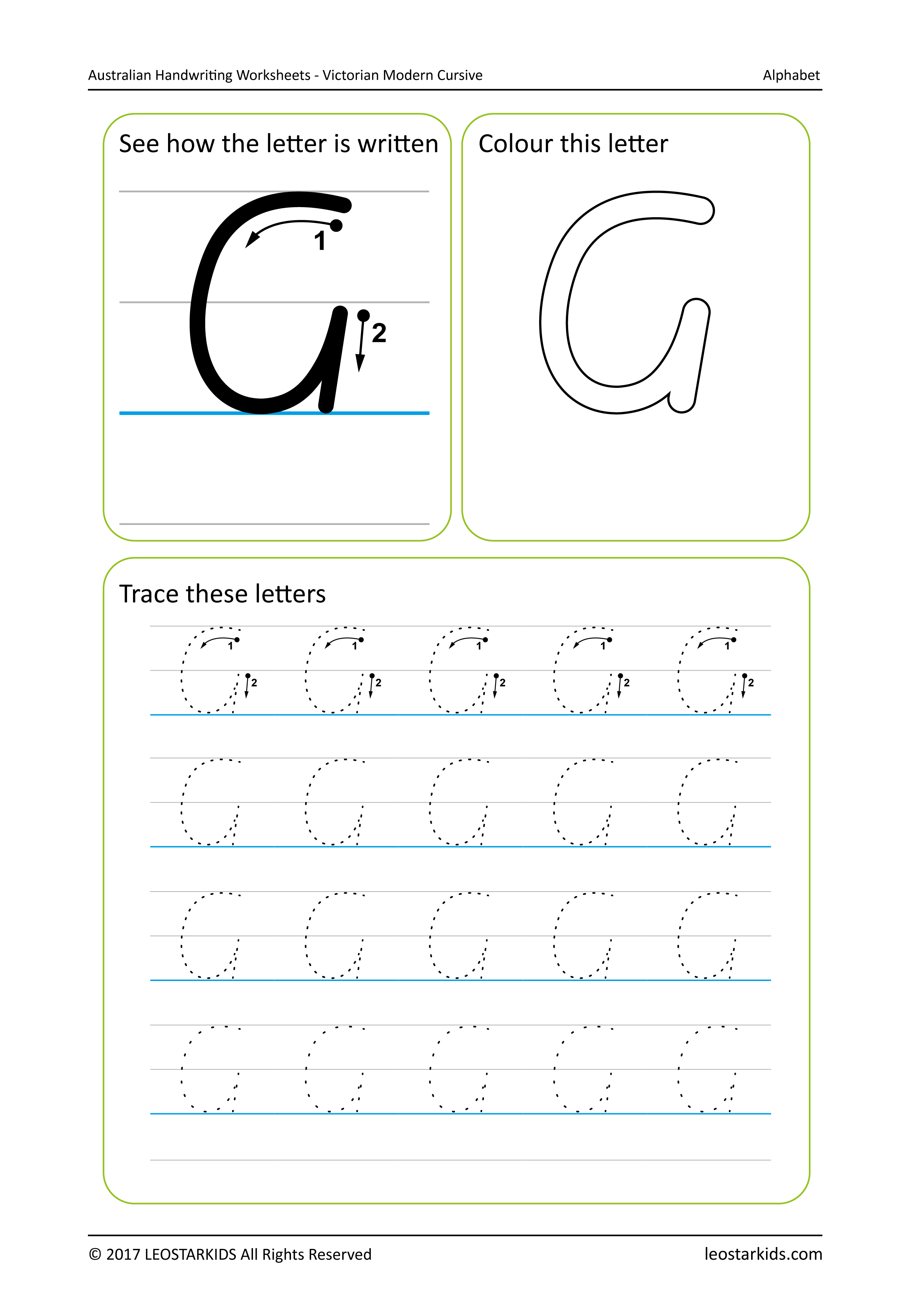 Australian Handwriting Worksheets - Victorian Modern Cursive regarding Name Tracing Template Australia