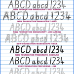 Australian School Fonts•instant Download Aussie Handwriting Pertaining To Name Tracing Template Nsw Font