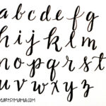 Basic Hand Lettering: Alphabet Practice   Amy Latta