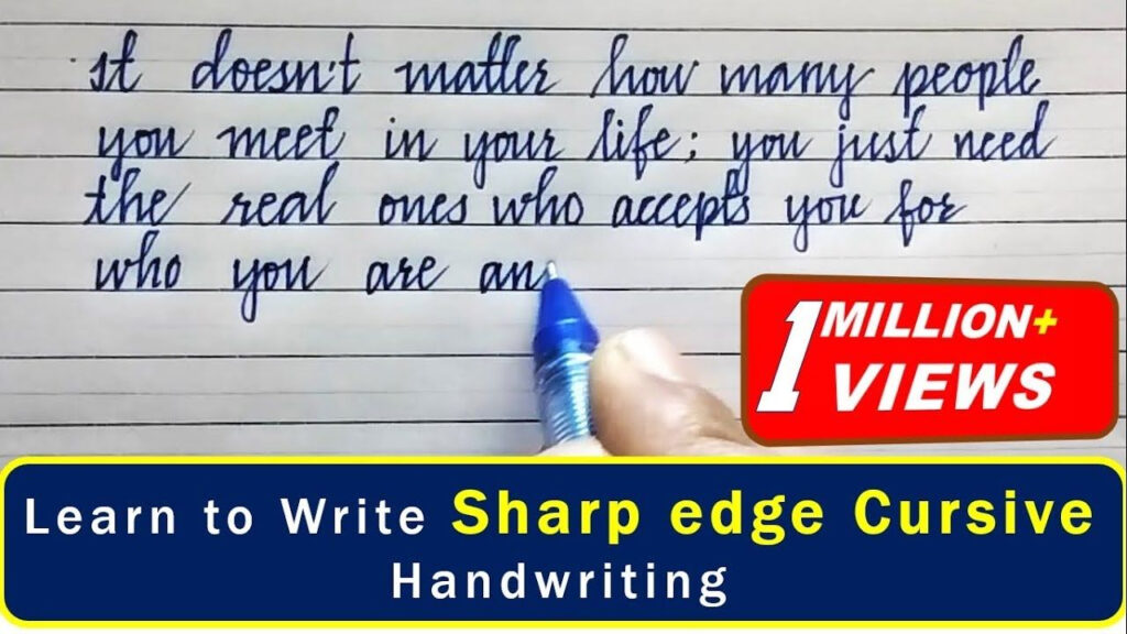 Beautiful English Handwriting |English Neat And Clean Sharp