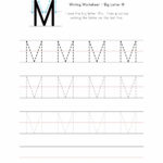 Big Letter M Writing Worksheet – The Learning Site Inside Letter M Worksheets Pdf