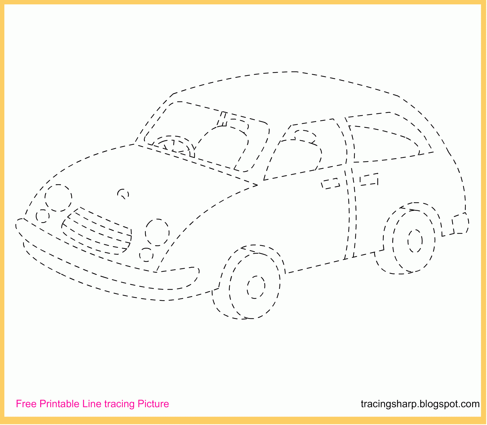 Cars Handwriting Worksheet | Printable Worksheets And
