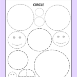 Circle Tracing Worksheet For Preschool | Trace And Color