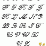 Classic Coloring Pages Alphabet | Cursive | Letters | Free
