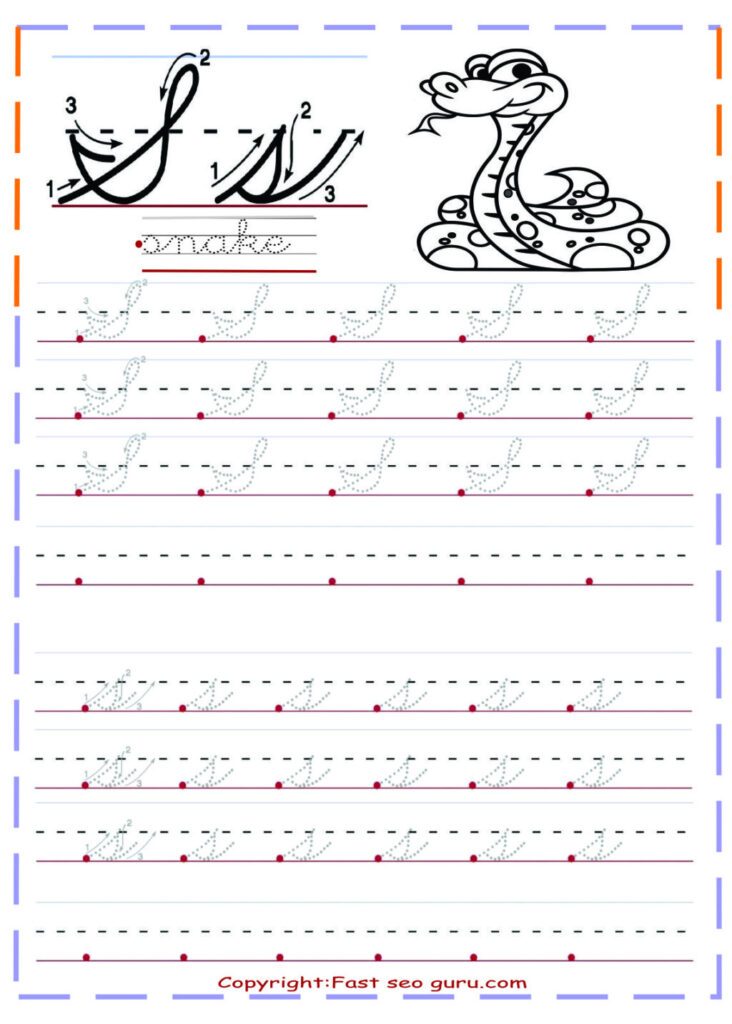 Coloring Booke Printable Cursive Name Tracing Worksheets For