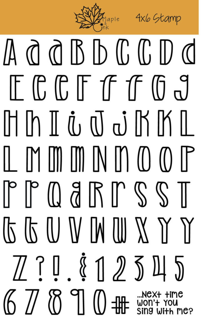 Colour Me Alpha Alphabet Stamps Photopolymer Clear Stamps Colour Me Alpha Alphabet Stamps Photopolymer Clear Stamps