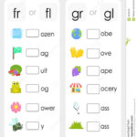 Consonant Blends : Missing Letter   Worksheet For Education With Regard To Letter Blends Worksheets