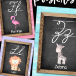 Cursive Abc Posters   Printable Alphabet Posters For