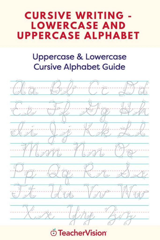 Cursive Alphabet Discover Cursive Writing In 2020 | Cursive