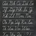 Cursive Alphabet Discover Vintage Alphabet Cursive Classroom