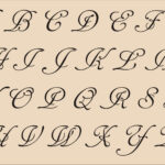 Cursive Alphabet Drawing Alphabet Letters In Fancy Cursive