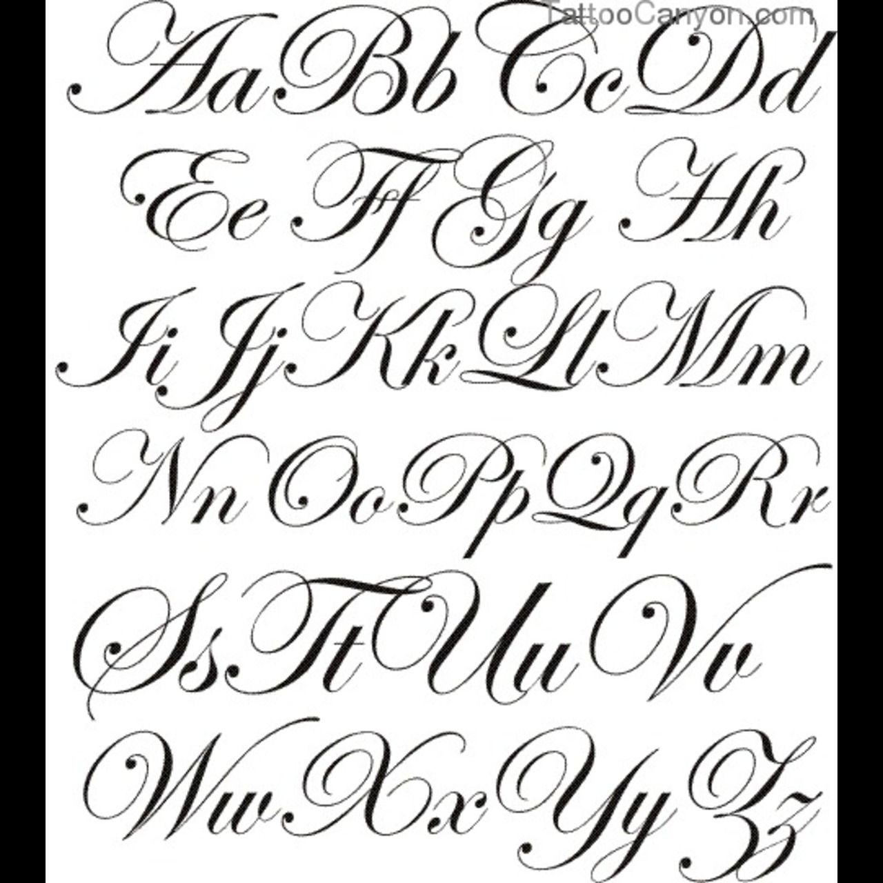 Cursive Alphabet Drawing Drawn Lettering Cursive - Pencil