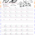 Cursive Handwriting Tracing Worksheets Letter K For Kite