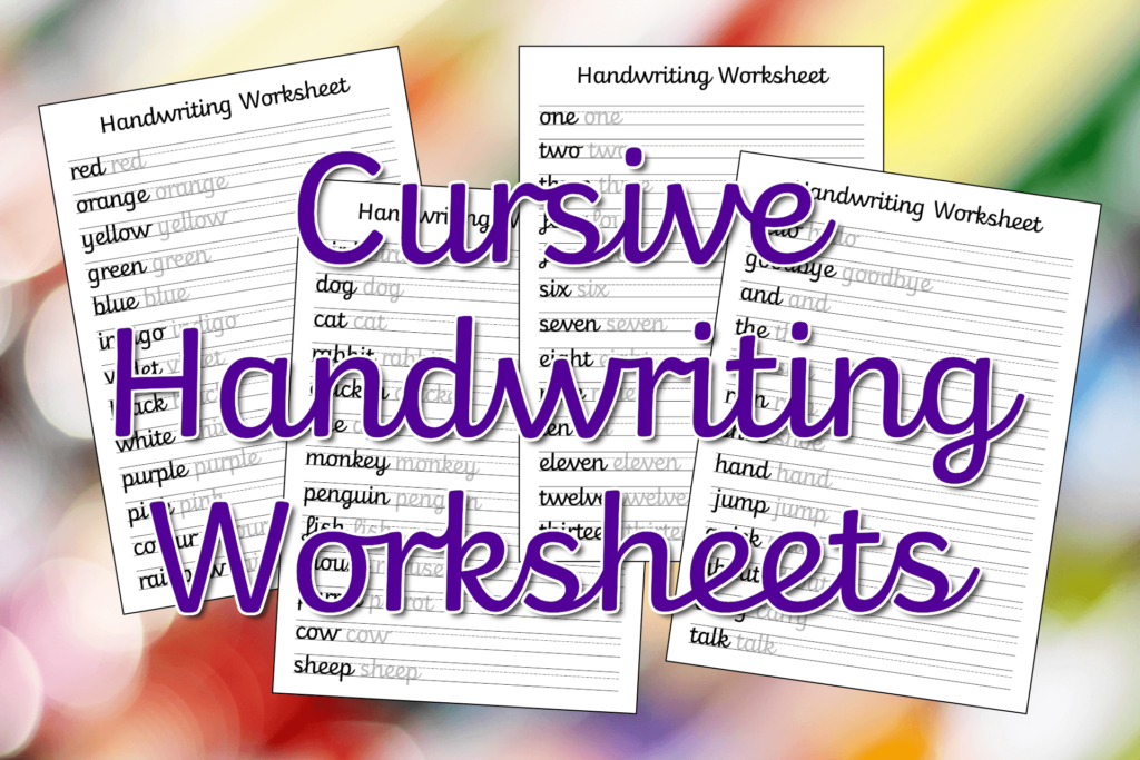 Cursive Handwriting Worksheets – Free Printable! | Mama Geek Cursive Handwriting Worksheets – Free Printable! | Mama Geek