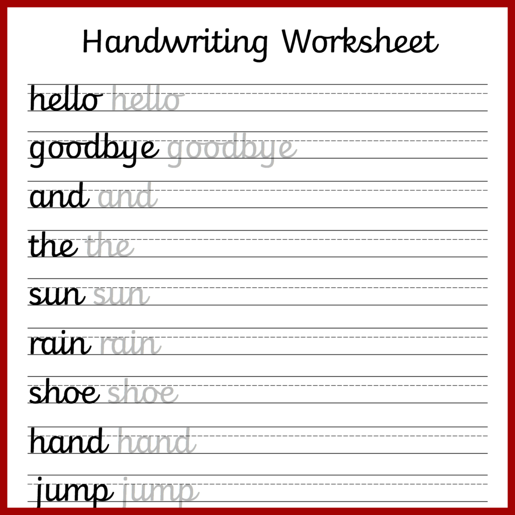 Cursive Handwriting Worksheets – Free Printable! | Mama Geek Cursive Handwriting Worksheets – Free Printable! | Mama Geek